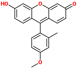 (image for) MC004819 6-Hydroxy-9-(4-methoxy-2-methylphenyl)-3H-xanthen-3-one